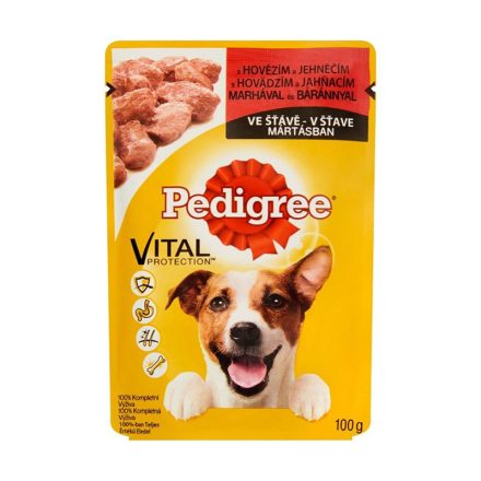 PEDIGREE DOG POUCH  100G MARHA -BÁRÁNY