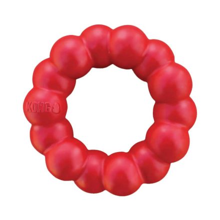 KONG KUTYAJÁTÉK RING 13 CM PIROS