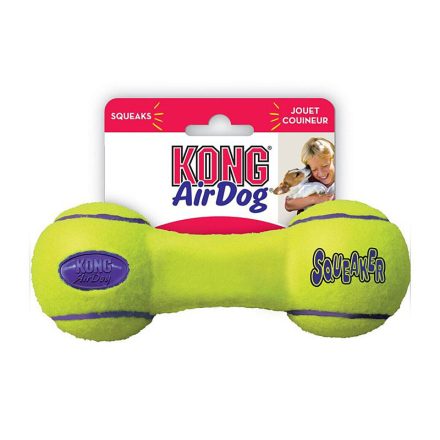 KONG KUTYAJÁTÉK AIR SQUEAKER DUMBBELL S SÍPOLÓS