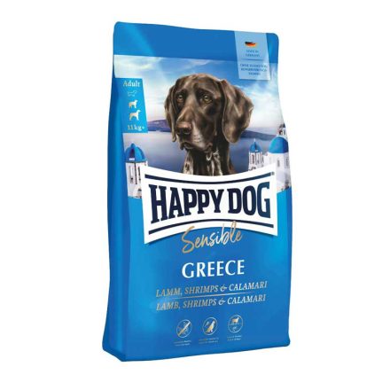 Happy Dog Sensible Greece – Bárány, garnélarák és tintahal 11kg