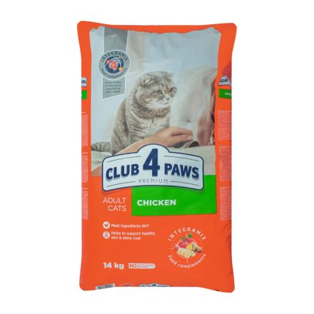 CLUB 4 PAWS PREMIUM CAT CSIRKE 14KG