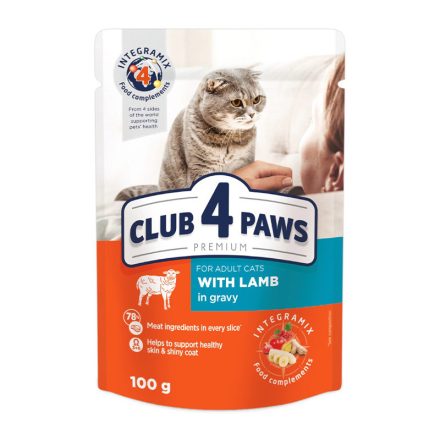 CLUB 4 PAWS CAT BÁRÁNY 100G