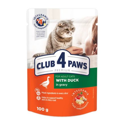 CLUB 4 PAWS PREMIUM CAT NEDVES ELEDEL KACSA 100G