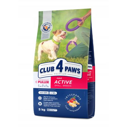 CLUB4PAWS DOG DRY ACTIVE SMALL 5KG 