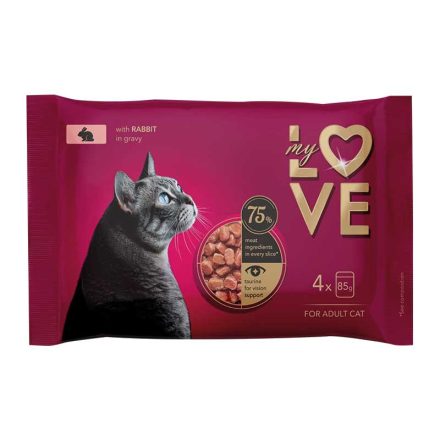 MY LOVE CAT POUCH 4X85G NYÚL SAUCE