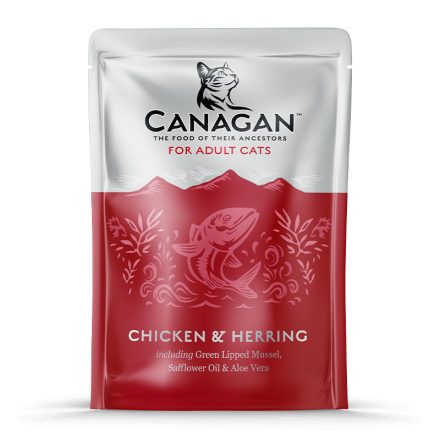 CANAGAN MACSKA POUCH 85G CSIRKE&HERING