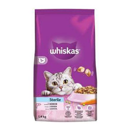 WHISKAS CAT SZÁRAZ  1,4KG STERIL LAZAC