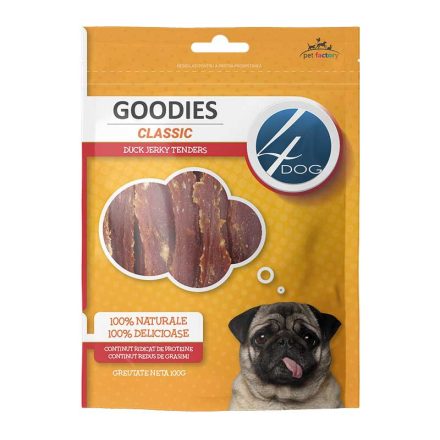 4DOG CLASSIC KACSA JERKY TENDERS 100G 