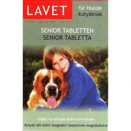 LAVET Senior Tabletta Kutyáknak 50db