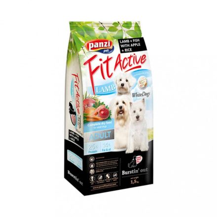 FitActive White Dogs kutyaeledel / Bárány-Hal 1,5 kg