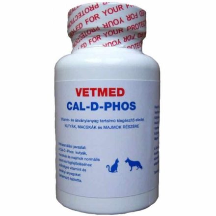 Vetmed Cal-D-Phos csonterősítő tabletta 75db