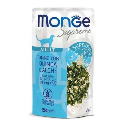 MONGE CAT  TONHAL-QUINOA HÍNÁR 80 G ADULT POUCH