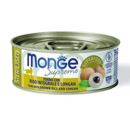 MONGE CAT TONHAL-LONGAN GYÜMÖLCS 80G KONZERV