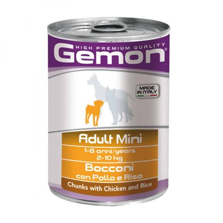 Gemon Dog Konzerv Mini Csirke és rizs 415g