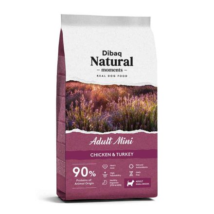 DIBAQ NATURAL MOMENTS ADULT MINI - MAGAS PRÉMIUM MINŐSÉGŰ ELEDEL KISTESTŰ FELNŐT