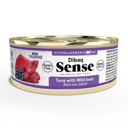 DIBAQ SENSE TUNA WITH WILD BOAR - GABONAMENTES, HIPOALLERGÉN ELEDEL TONHALLAL ÉS