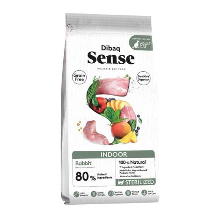 Dibaq Sense CAT Grain Free INDOOR 6 kg Nyúl