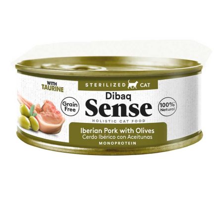 DIBAQ SENSE STERILIZED IBERIAN PORK - GABONAMENTES, HIPOALLERGÉN ELEDEL IVARTALA