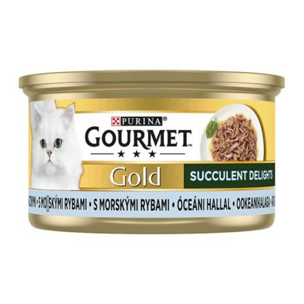 GOURMET GOLD CAT ADULT 85G ÓCEÁNI HALLAL